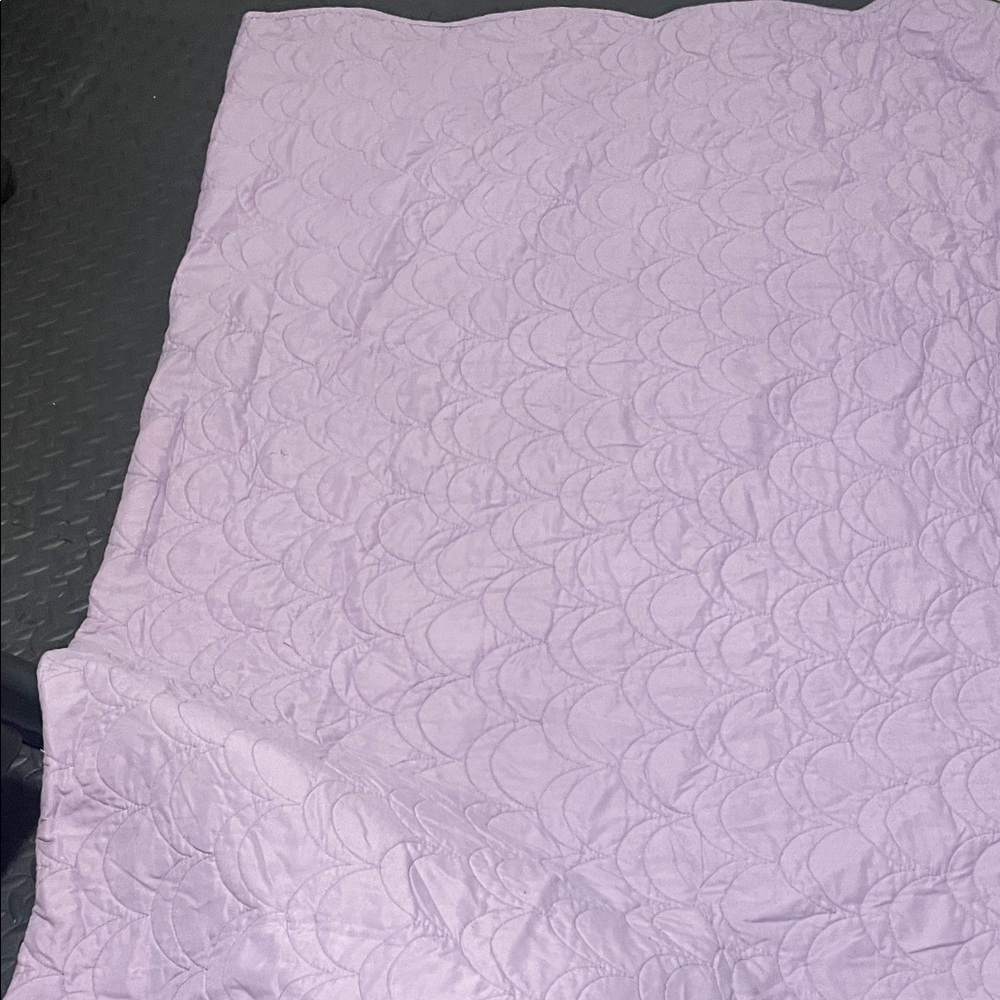 Lavender Quilted Bedspread